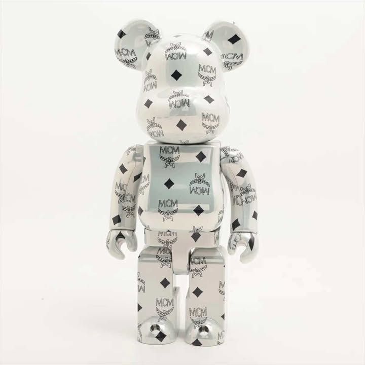 未使用 ベアブリック フィギュア プラスチック BE@RBRICK MCM WHITE