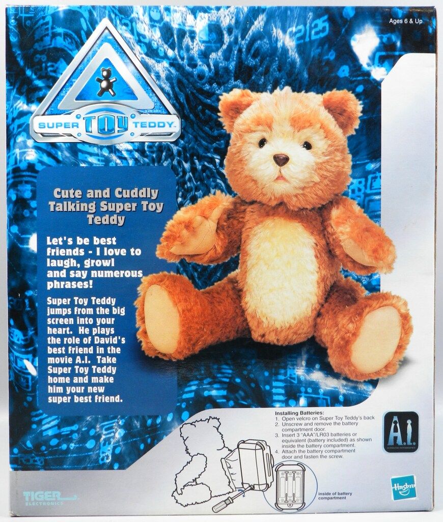 HASBRO TIGER ELECTRONICS スーパートイ・テディ ぬいぐるみ