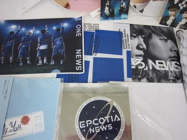 中古品 NEWS 増田貴久 テゴマスの青春 他 パンフレット うちわ