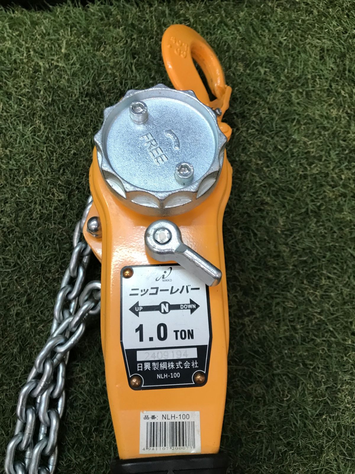 品 0906 1 ton レバーホイスト