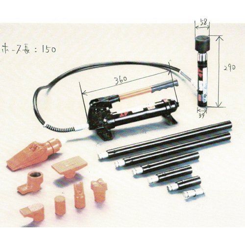 ESCO エスコ BAHCO バーコ 型番 4 0 ton 油圧レスキューセット EA 993 ED 1 ラム矯正用のポータブル油圧装置 交通事故 緊急