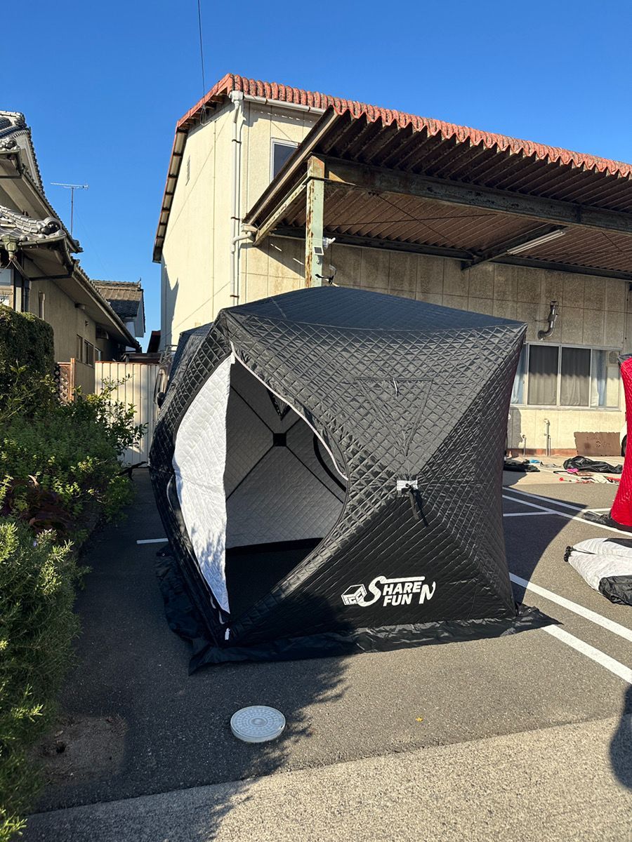 BK03 サウナテント レギュラー ブラック MGC ShareFunN - メルカリ