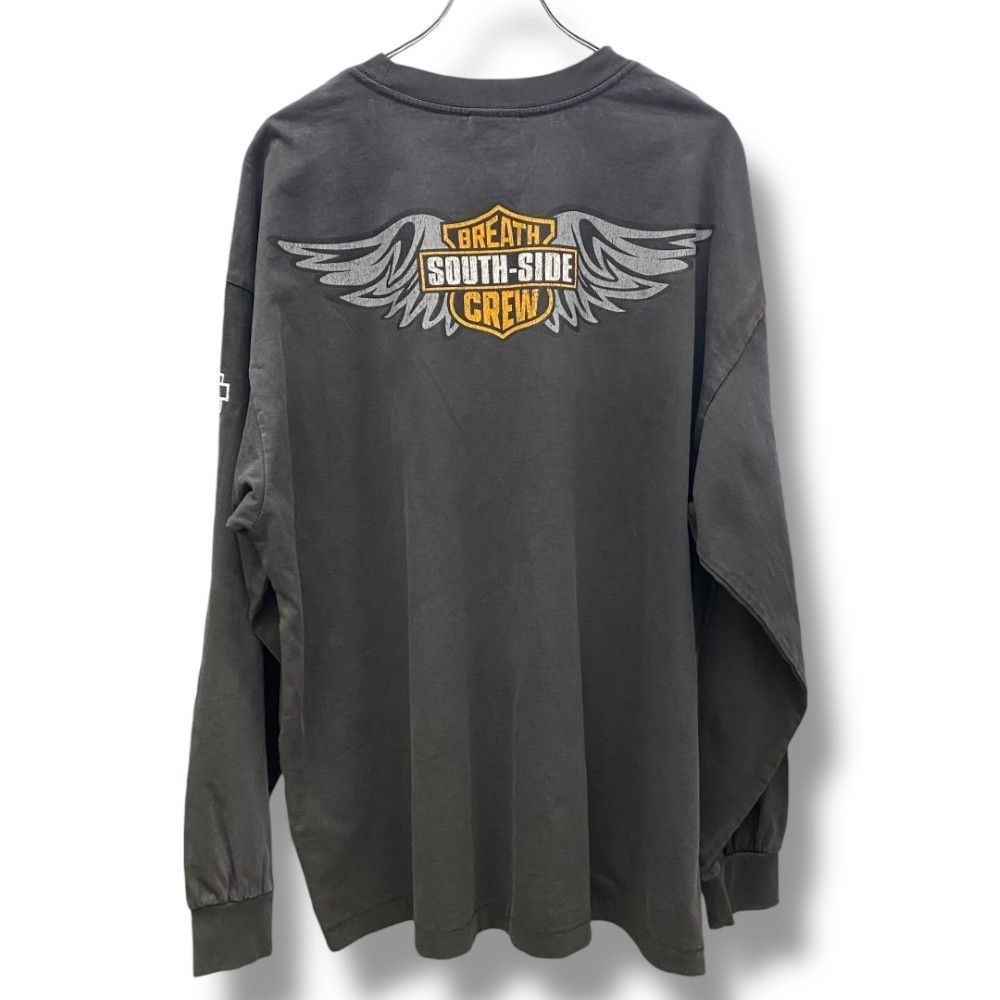 BREATH 25 SS SOUTH SIDE MOTOR LS TEE BLK XXLサイズ BR SS-C 5024
