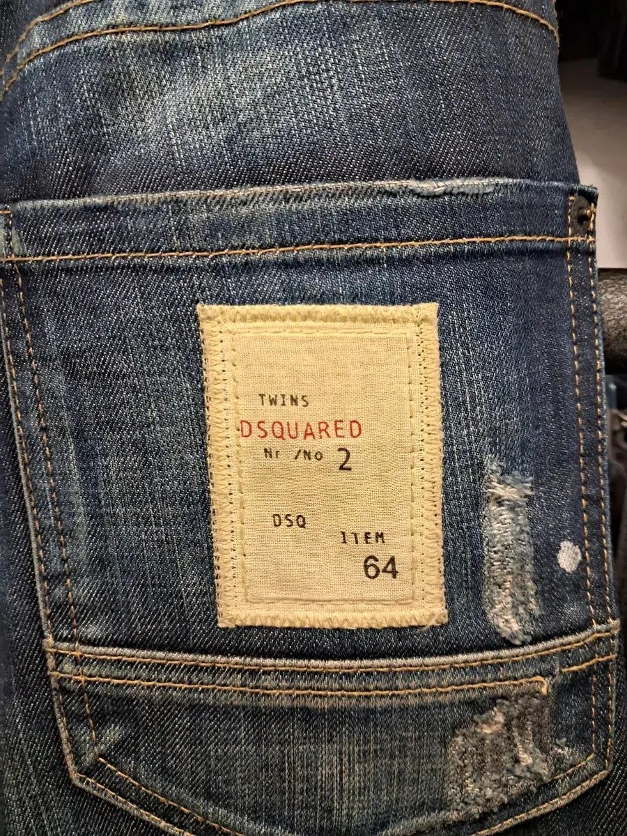 デニム ウォッシュ デニム ズボン ディスクエアードの通販｜givetulare.org
