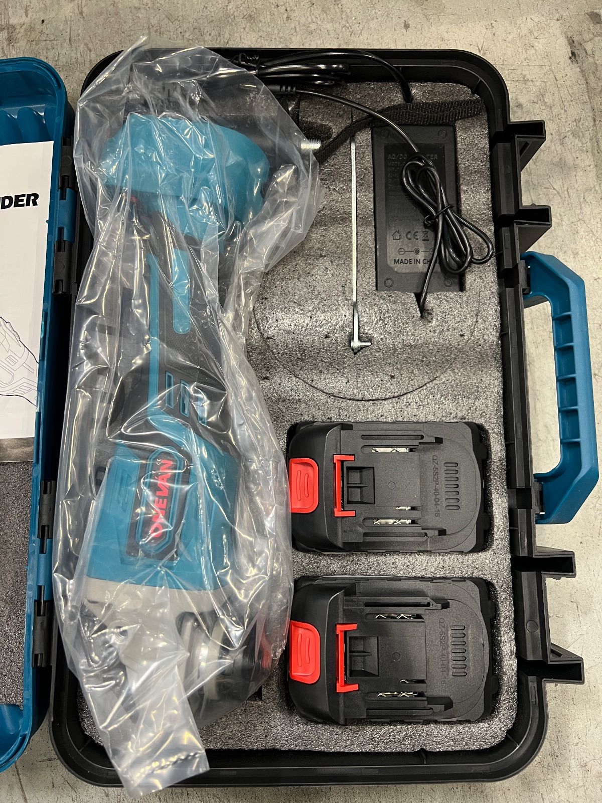 コードレス 充電式ディスクグラインダーセット