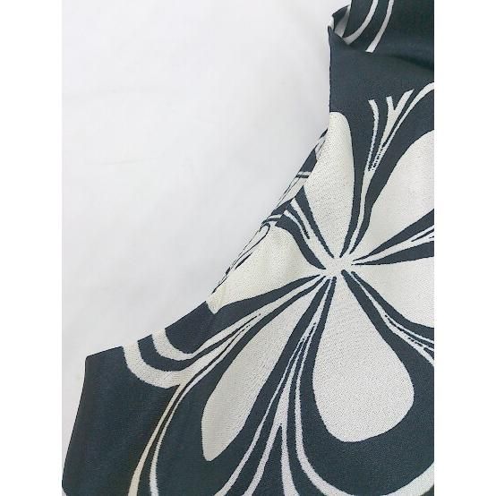 ◇ ANAYI アナイ 花柄 ノースリーブ 膝下丈 ワンピース サイズ36