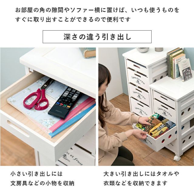Stocker ストッカー 幅30cm 幅30cm ストッカー キャスター付き スリムラック 収納ラック MUD-6782を激安で