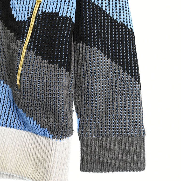 送料0円！】マーク＆ロナ｜メンズ｜50 (LL相当)｜ニット｜ グレー系