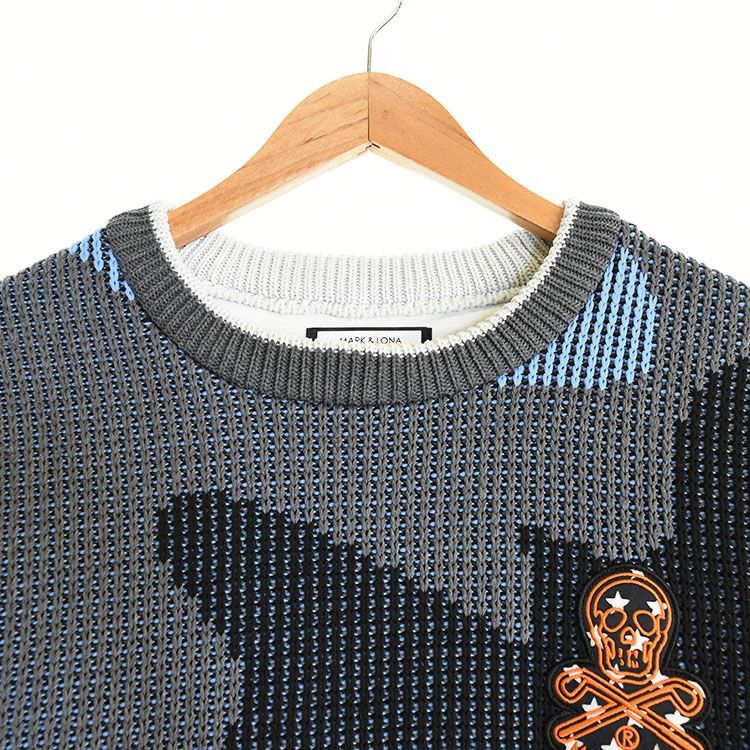 マーク＆ロナ｜メンズ｜50 LL相当 ｜ニット｜ グレー系｜秋冬｜ ゴルフ用品