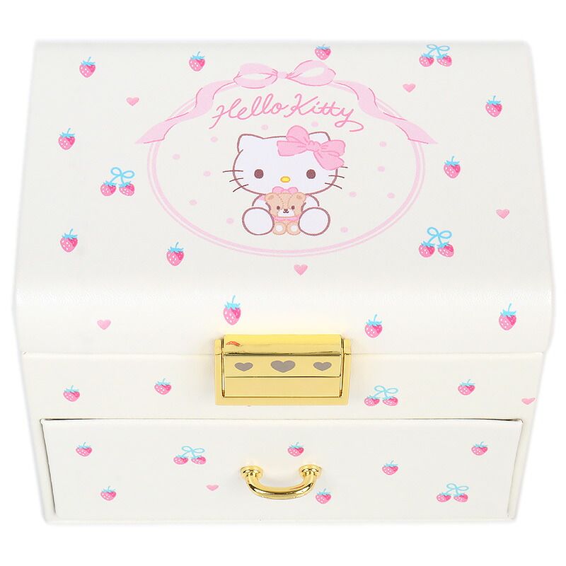 ハローキティ ジュエリーボックス いちご アクセサリーケース サンリオ