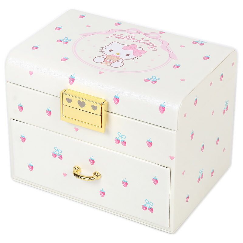 キティ　いちご　ジュエリーケース　サンリオ ハローキティ ジュエリーボックス いちご アクセサリーケース サンリオ