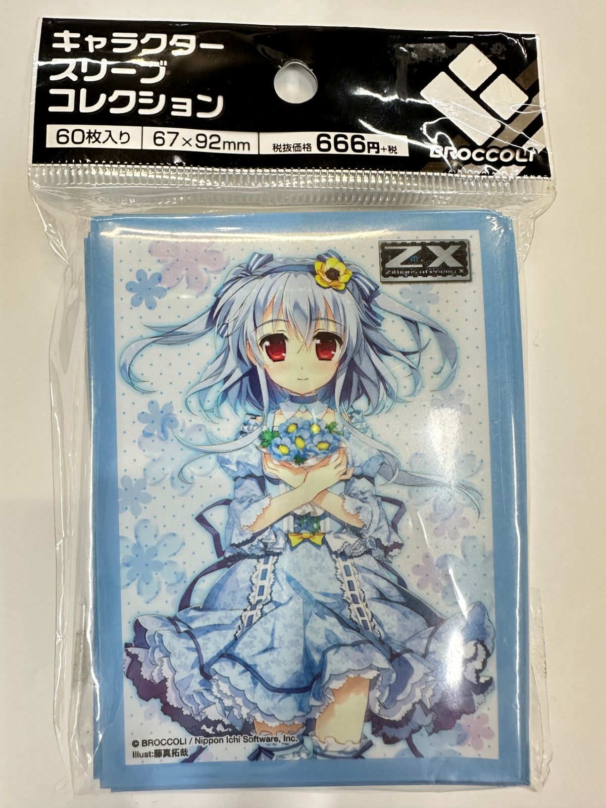 キャラクタースリーブ 使用済み Z/X ゼクス スリーブ 各務原あづみ（花） 60枚入り ブロッコリー