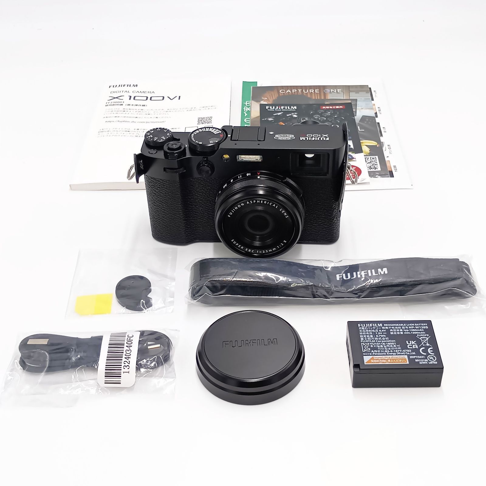 X 100 VI ボディ ブラック Serial コンパクトデジタルカメラ