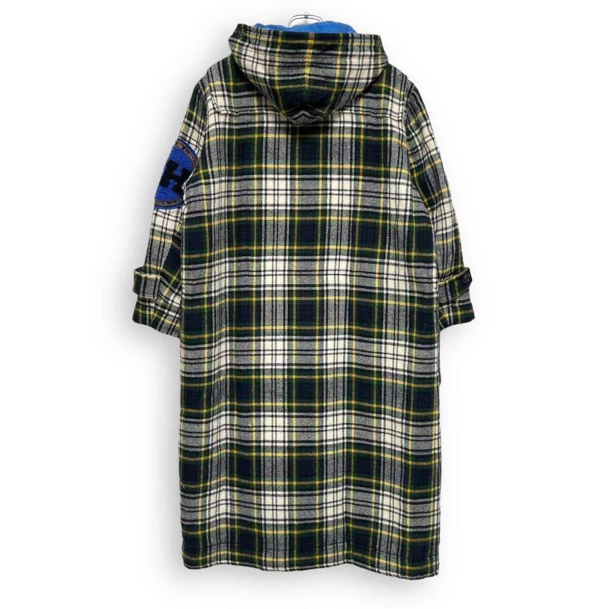 M25103/ PINK HOUSE ピンクハウス ウール チェック ロング ダッフル