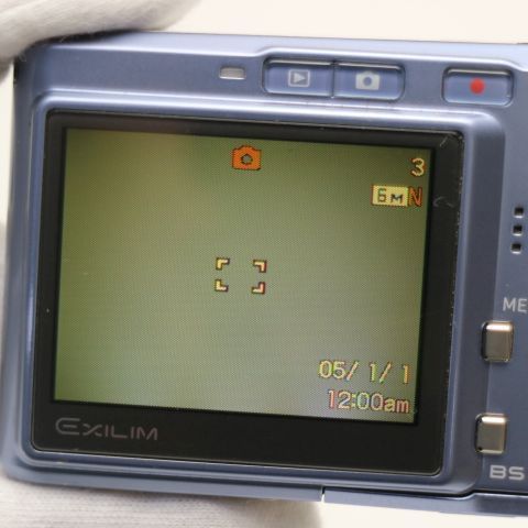 超美品 EX-S600 ミストラルブルー 即日発送 CASIO EXILIM デジカメ