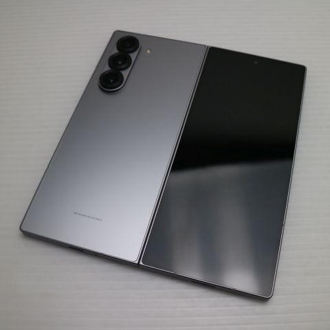 新品同様 SIMフリー Galaxy Z Fold6 256GB シルバーシャドウ スマホ
