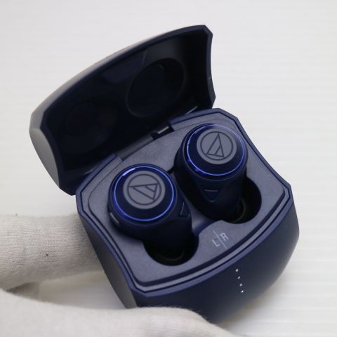 超美品 ATH-CKS50TW ブルー イヤホン オーディオテクニカ 即日発送