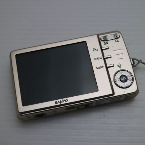 超美品 DSC-X1250 シャンパンゴールド 即日発送 SANYO デジカメ