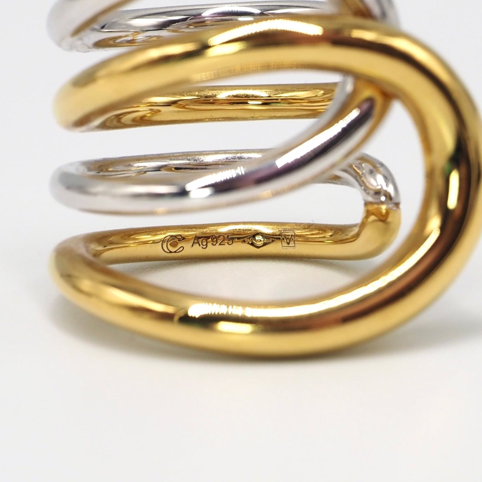 現行品】CharlotteCHESNAIS 約13号 デイジー リングツートーン