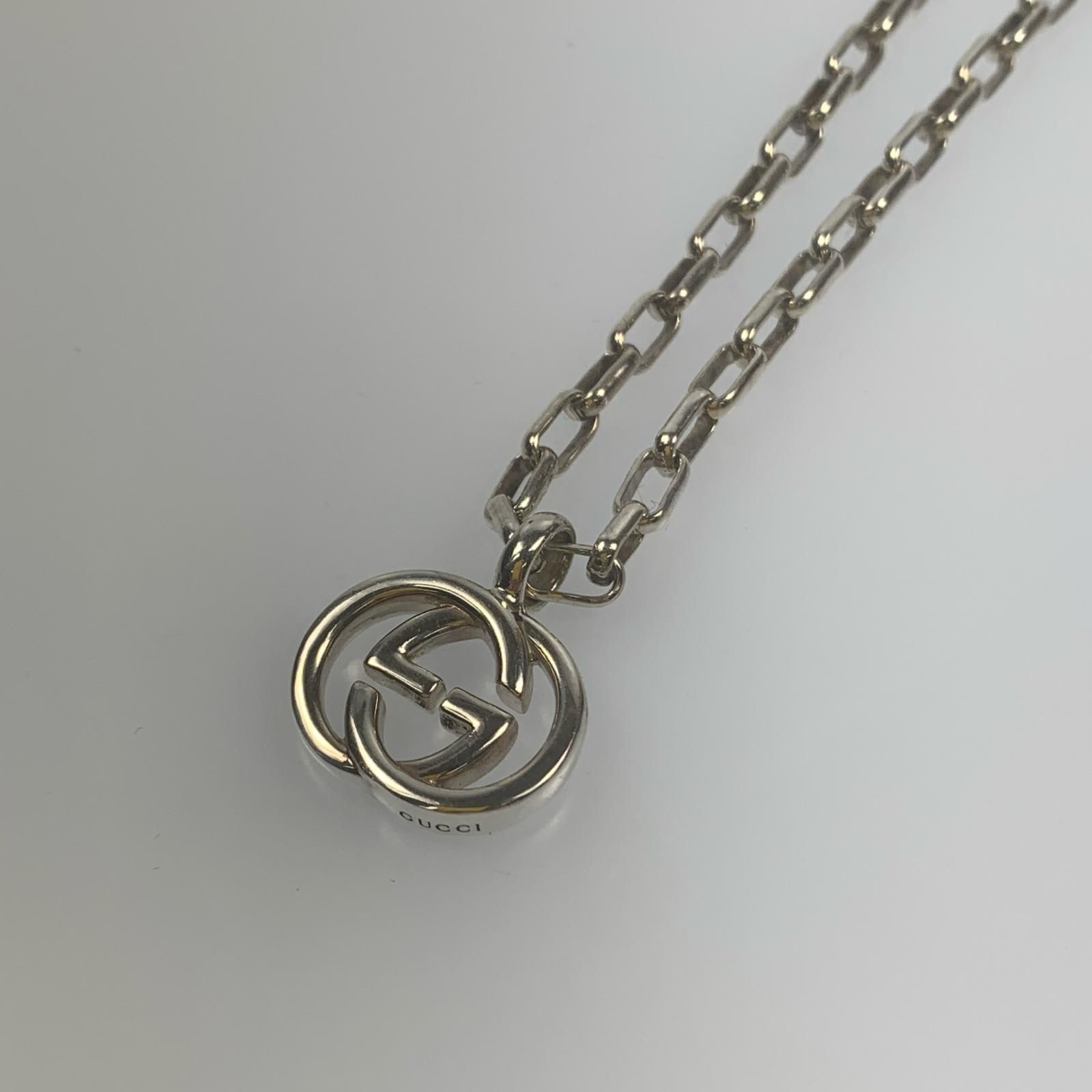 姫路東店】 中古 GUCCI | グッチ ネックレス ダブルG 295710 【135 