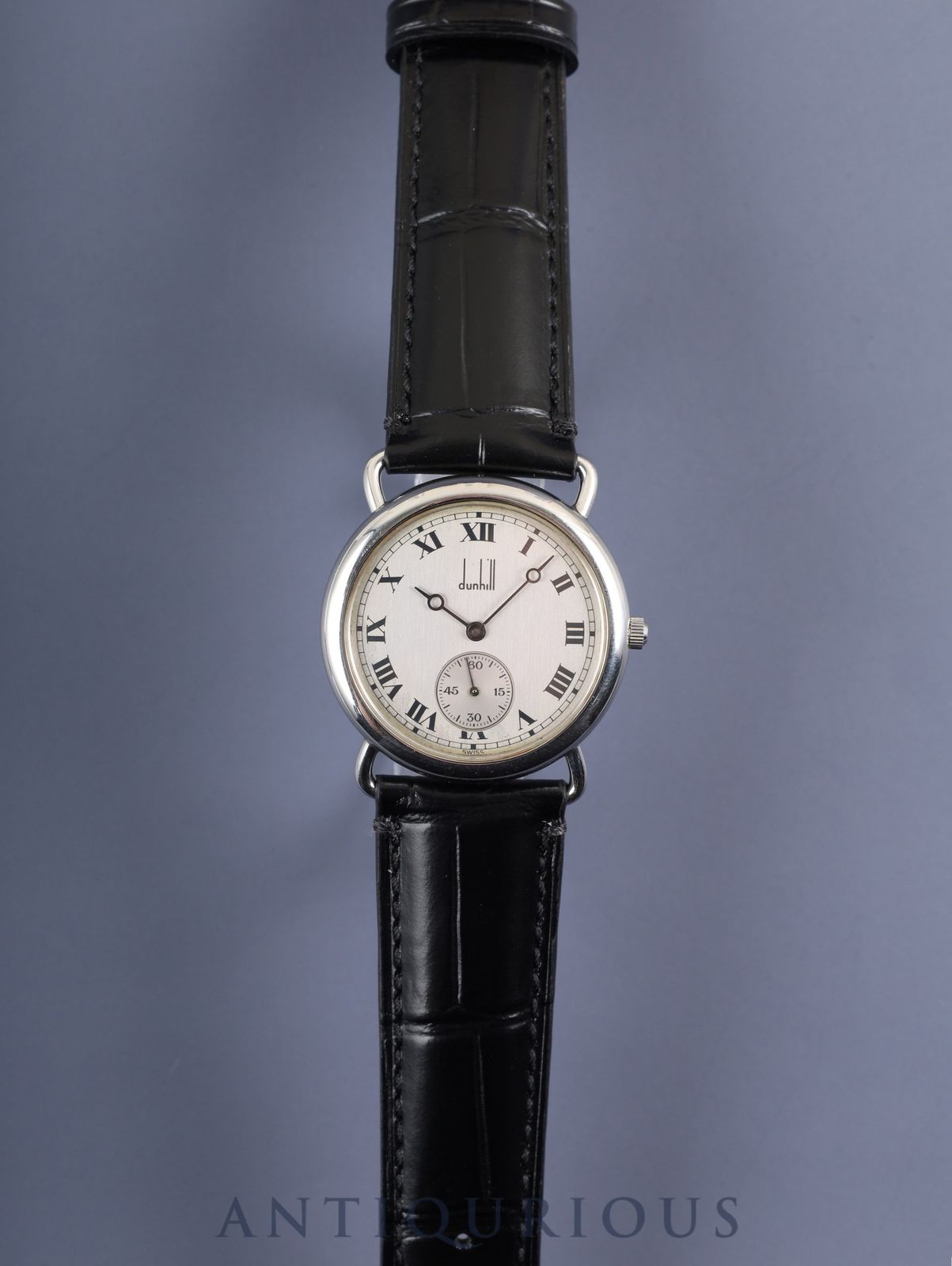 ⭐︎可動品⭐︎ダンヒル センテナリー スモールセコンド 手巻き SS/レザー腕時計 ダンヒル センテナリー スモールセコンド 手巻き SS 革 純正尾錠（SS