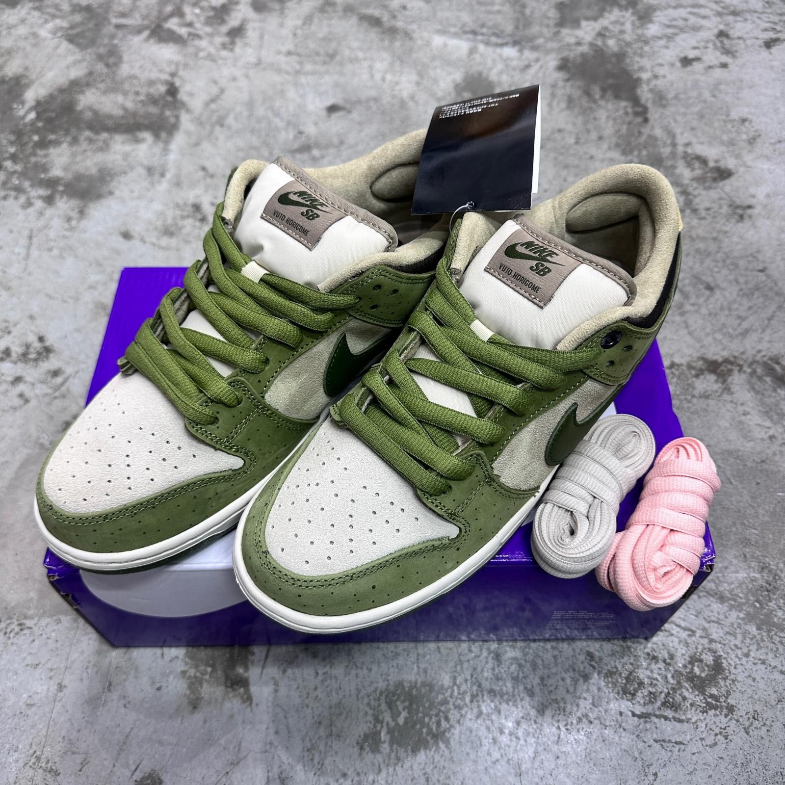 NIKE Yuto Horigome SB Dunk Low Matcha ダンク ロー 抹茶 ローカットスニーカー ナイキ 堀米雄斗 HF 8022 300 2933 M