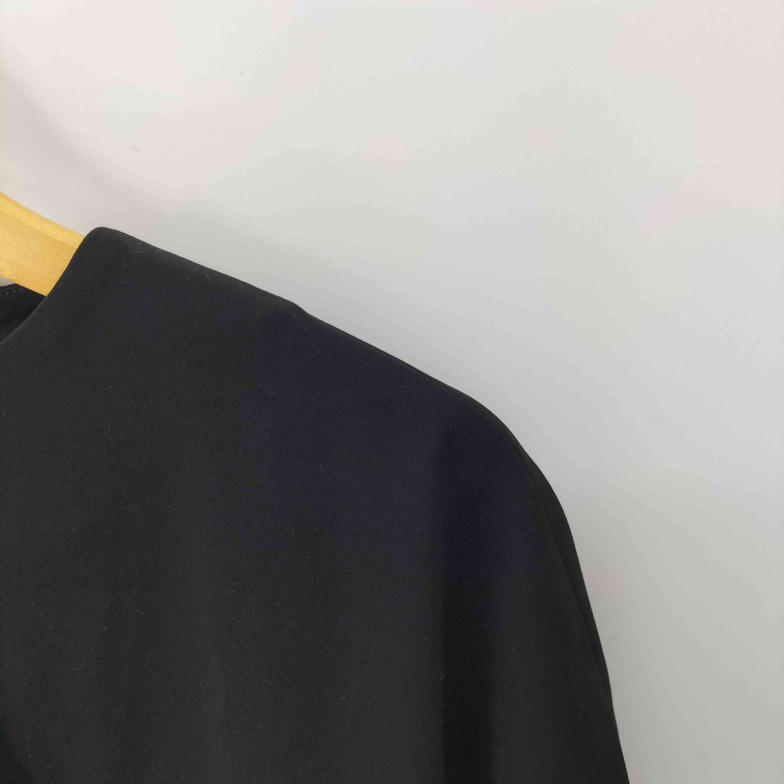 エンフォルド ENFOLD バックジップアシンメトリープルオーバーブラウス