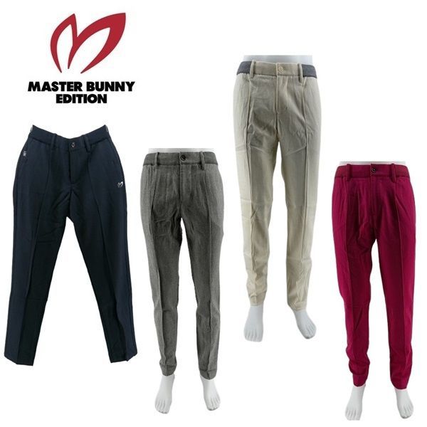 マスターバニーエディション メンズ パンツ ウールブレンド ストレッチパンツ MASTER BUNNY EDITION 758-1231105