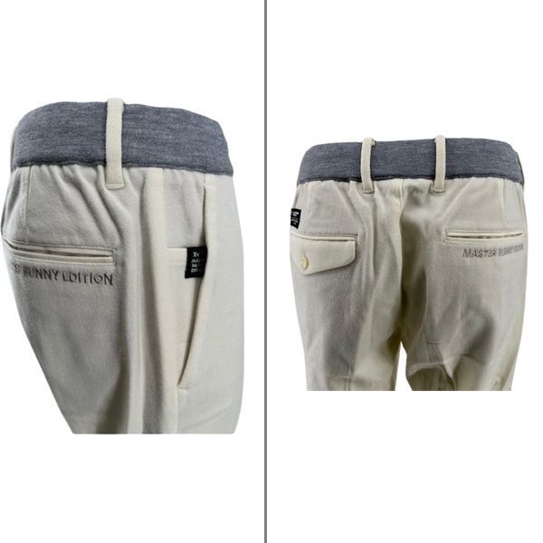 マスターバニーエディション メンズ パンツ ウールブレンド ストレッチパンツ MASTER BUNNY EDITION 758-1231105 マスターバニーエディション メンズ パンツ ウールブレンド ストレッチ
