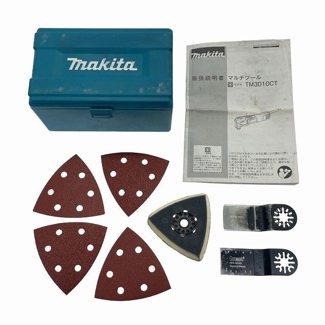  品 makita マキタ 100 V マルチツール ケース付 コード式 カットソー マルチパワーツール 切削118574 その他 切削 切断 穴あけ