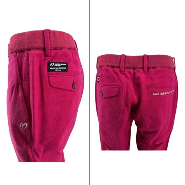 マスターバニーエディション メンズ パンツ ウールブレンド ストレッチ