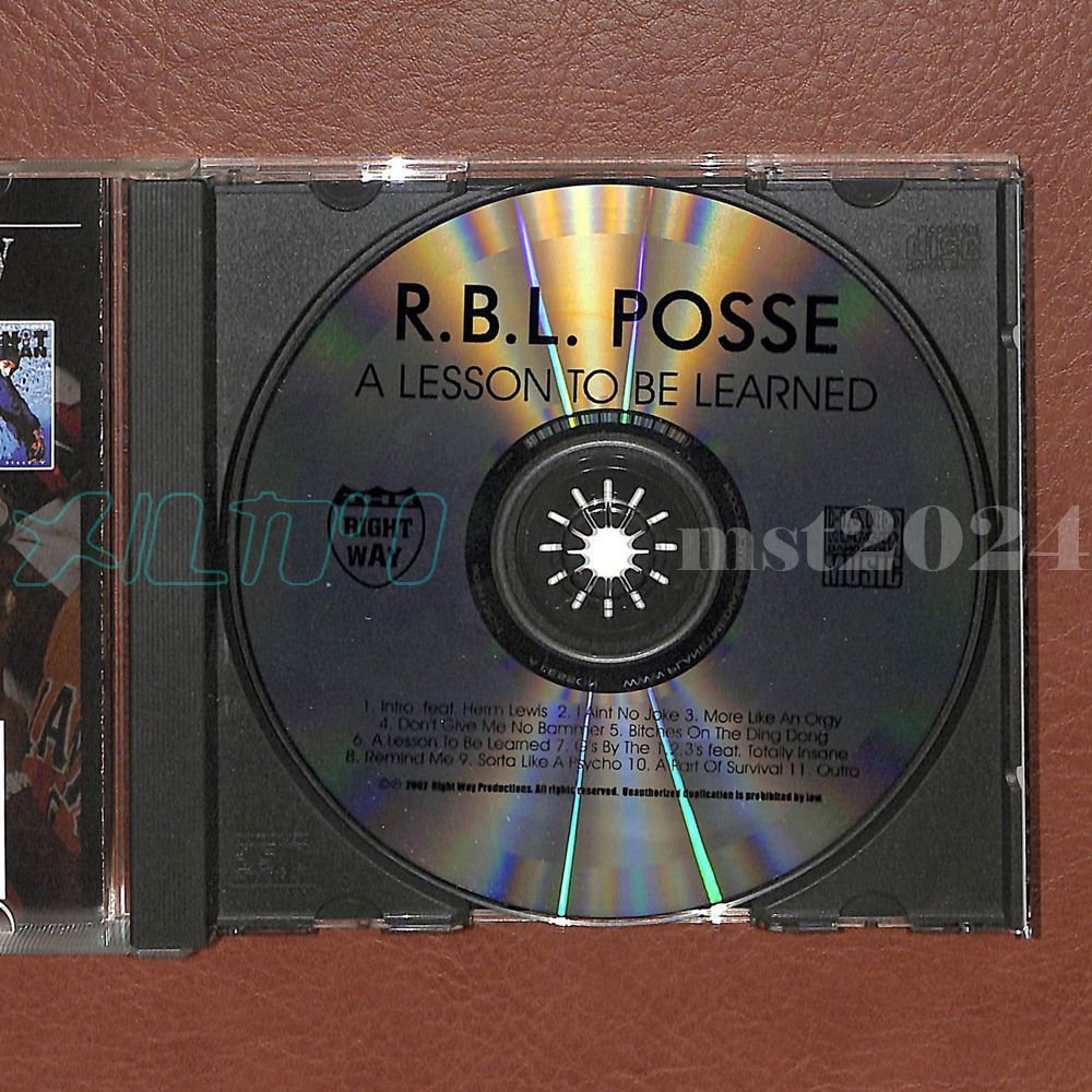 G-RAP/GANGSTA】R.B.L. POSSE /A LESSON TO BE LEARNED [2025/12