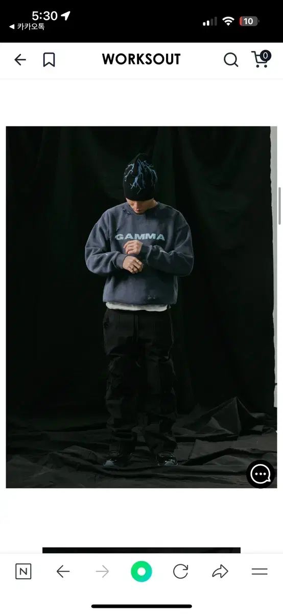 Lサイズ スウェット エアジョーダン11 ガンマブルー クルーネック