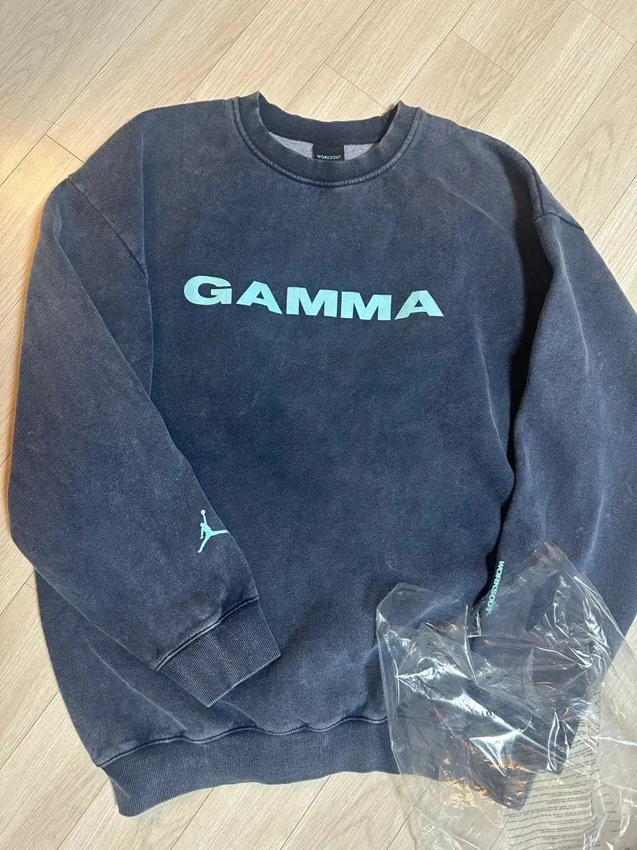 Lサイズ スウェット エアジョーダン11 ガンマブルー クルーネック