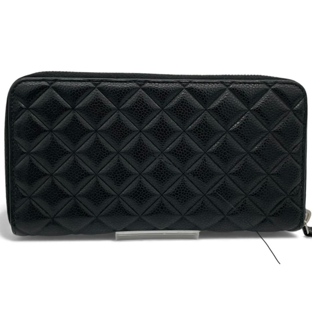 新品未使用】シャネル CHANEL ラウンドジップ長財布 キャビアスキン
