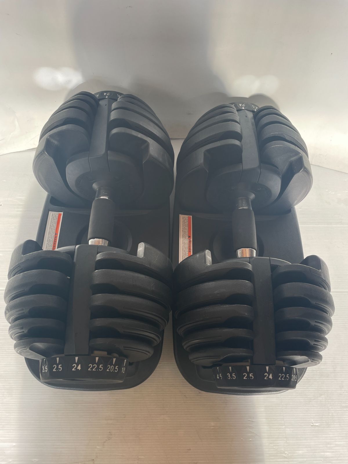 可変ダンベル 24 kg ダイヤル式 自宅トレ トレーニング ダイエット 12 c 05