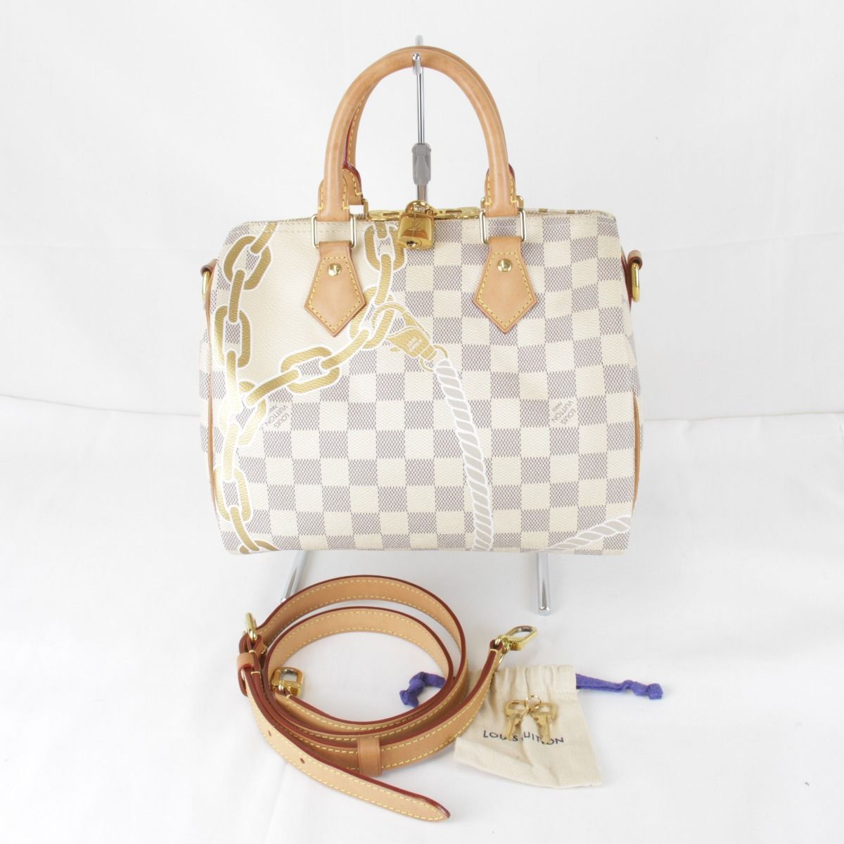 確実正規品】良品！Louis Vuittonルイヴィトン ダミエ・アズール
