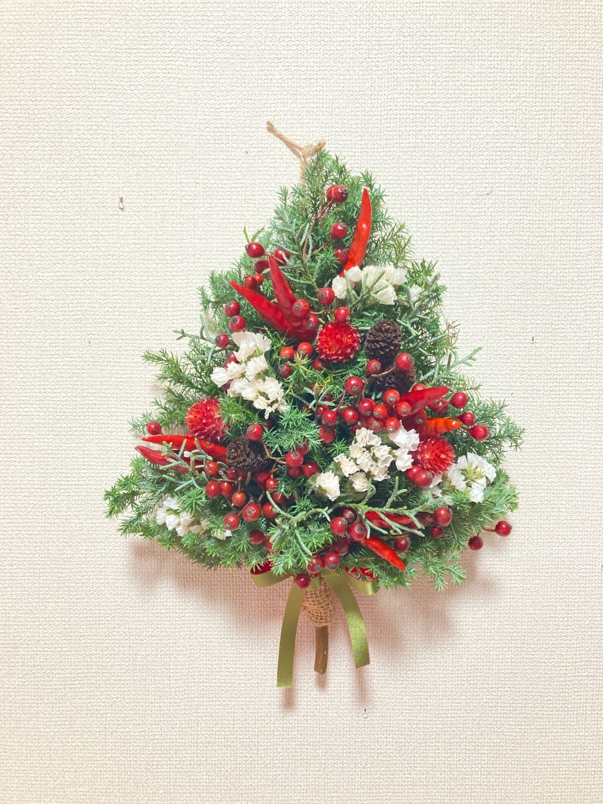 壁掛けスワッグ Xmasツリー small A