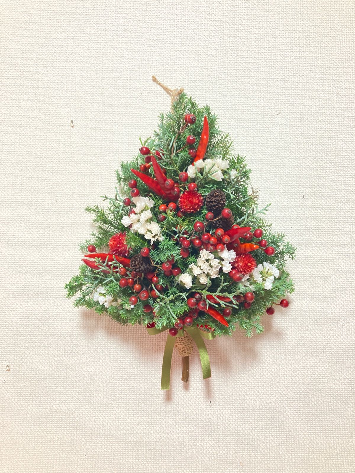 壁掛けスワッグ　Xmasツリー　small A 壁掛けスワッグ Xmasツリー small A