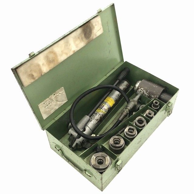 品 CACTUS カクタス 手動油圧式パンチャー CP-3 コマ付属 手動油圧ポンプ 鋼板穴あけ 電線管用 ノックアウトパンチ119087