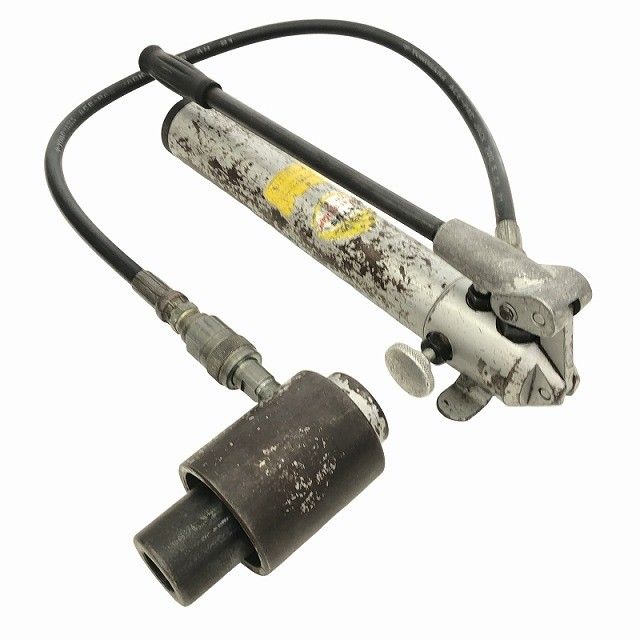 手動油圧ポンプ 鋼板穴あけ