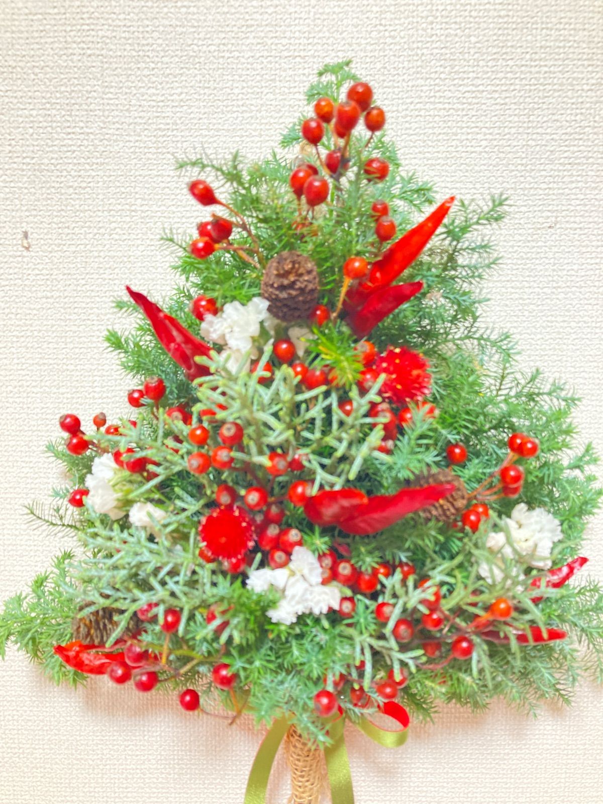 壁掛けスワッグ Xmasツリー small B - メルカリ