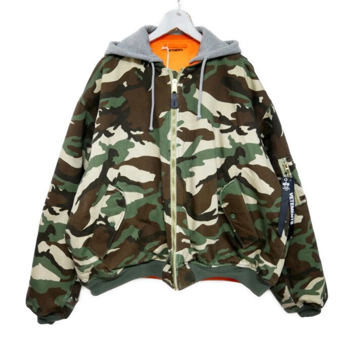 VETEMENTS カモフラ MA-1ジャケット 限定版 KAMIYA - Camouflage MA-1 - KHAKI / カモフラージュ ミリタリー