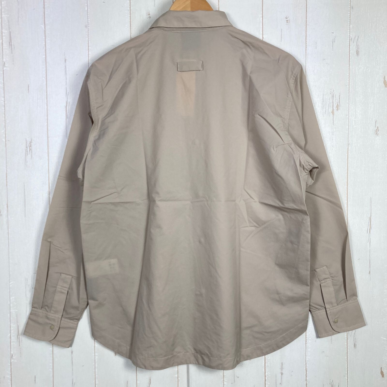 Men s グレー系 Axesquin アクシーズクイン ヘリウム ロング スリーブ シャツ HELIUM LS SHIRTS ナイロン ウェア トップス インナー ロングスリーブシャツ 化繊 z