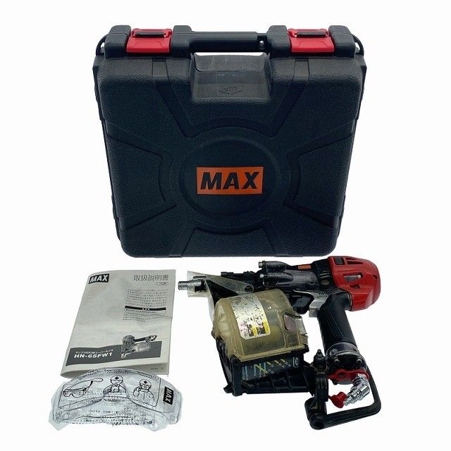  品 MAX マックス 65 mm 高圧 コイルネイラ HN FW 1 ケース付 型枠用モデル コンタクトップ エア釘打機 エア釘打ち機119135 釘打機 エアーツール