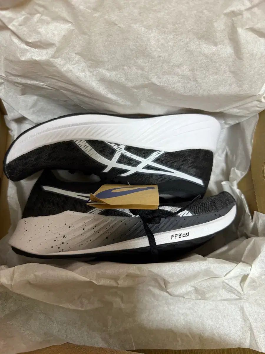 アシックス マジックスピードW 白黒 225