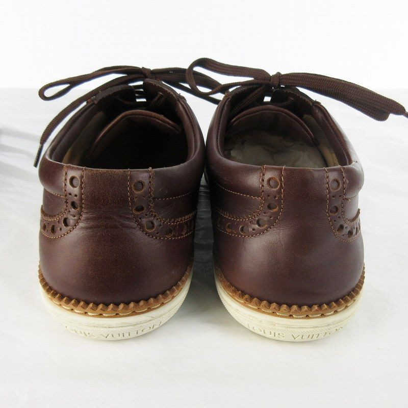 LOUIS VUITTON ルイヴィトン ド　レスシューズ ブラウン 本革靴 7 LOUIS VUITTON ルイヴィトン ド レスシューズ ブラウン 本革靴 7 楽天