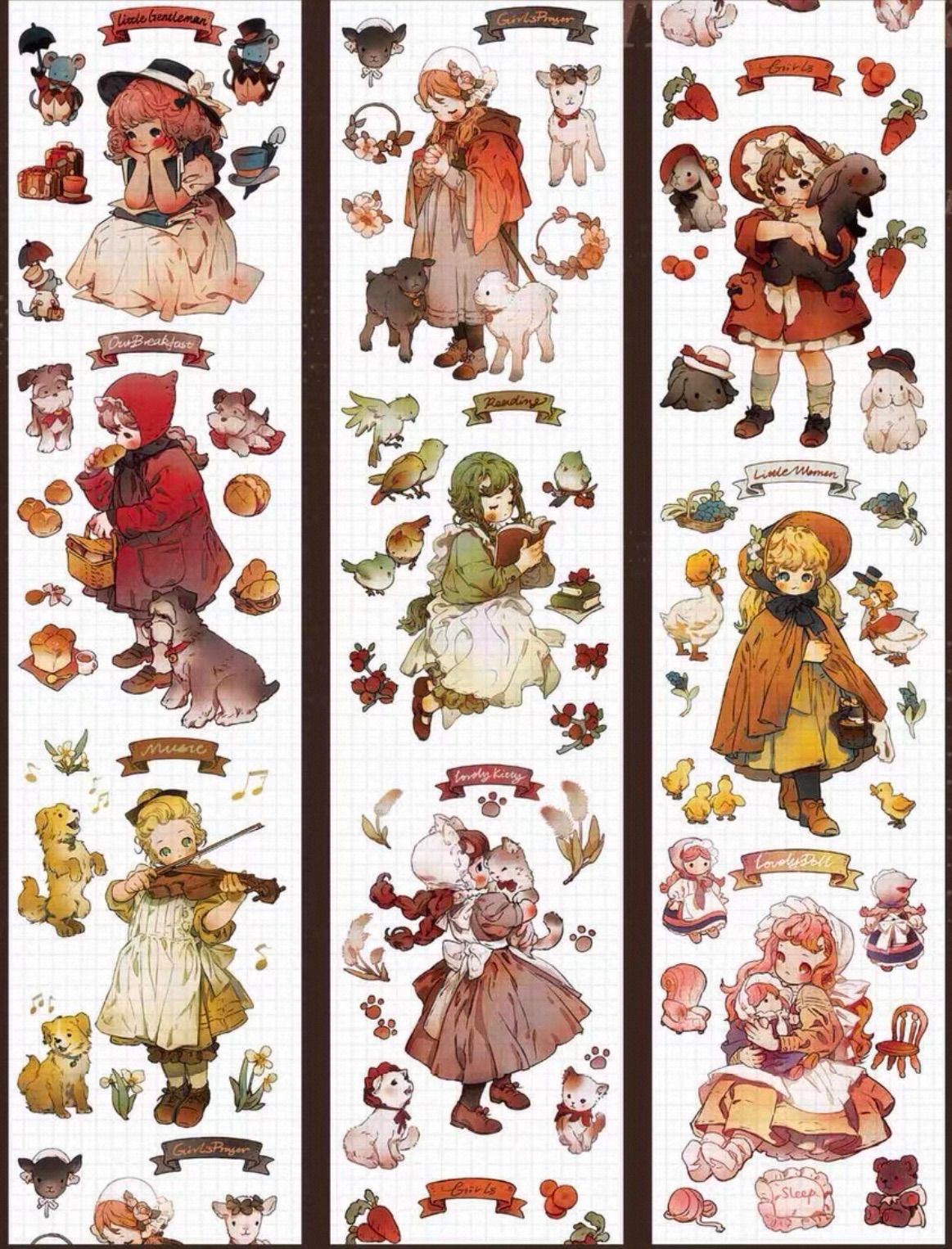 ♡SALE♡PET 7cm×10m 葡式小甜心 海外マスキングテープ 海外マステ