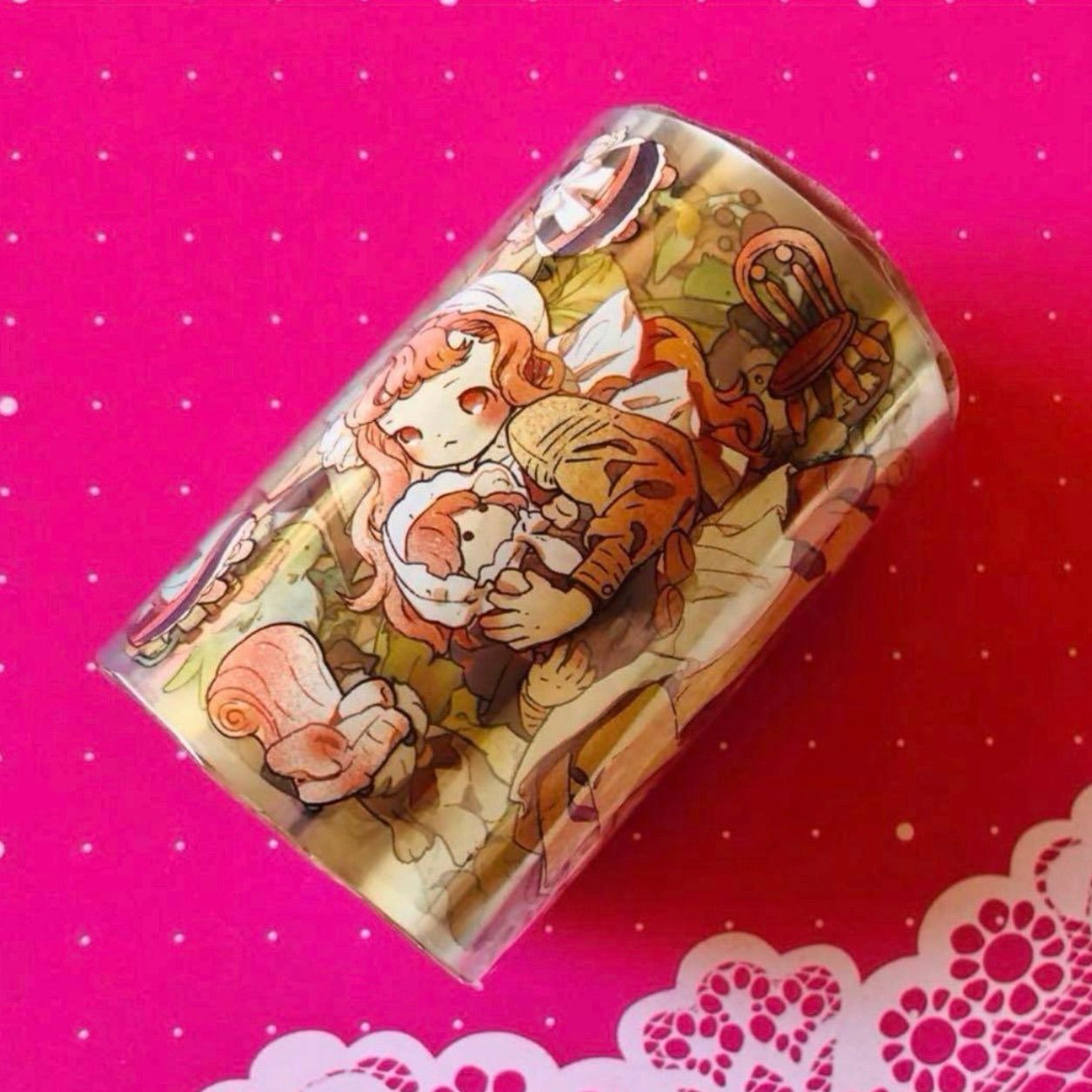 ♡SALE♡PET 7cm×10m 葡式小甜心 海外マスキングテープ 海外マステ