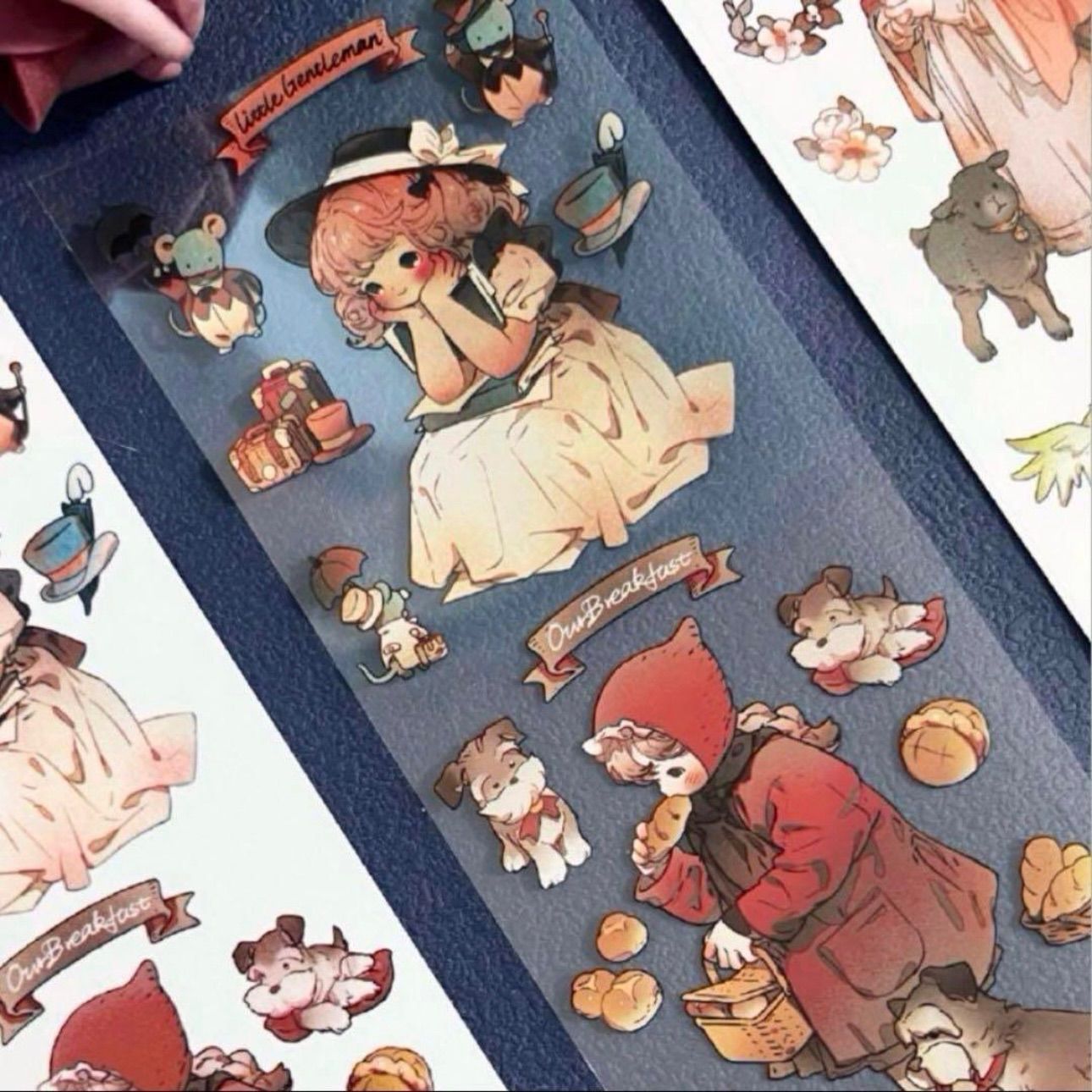 海外　人物マスキングテープ　まとめ売り（21） ♡SALE♡PET 7cm×10m 葡式小甜心 海外マスキングテープ 海外マステ